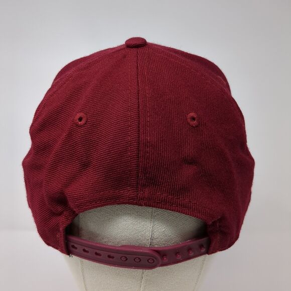 New Era 9Fifty LA Los Angeles Dodgers Snapback Hat Red OSFA MLB Embroidered Logo - Picture 6 of 10